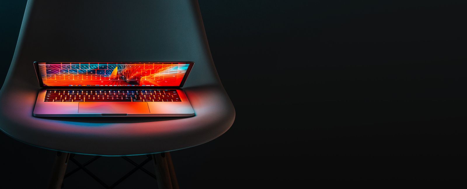 Laptop nyitva